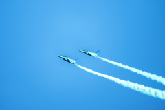 Blue in blue