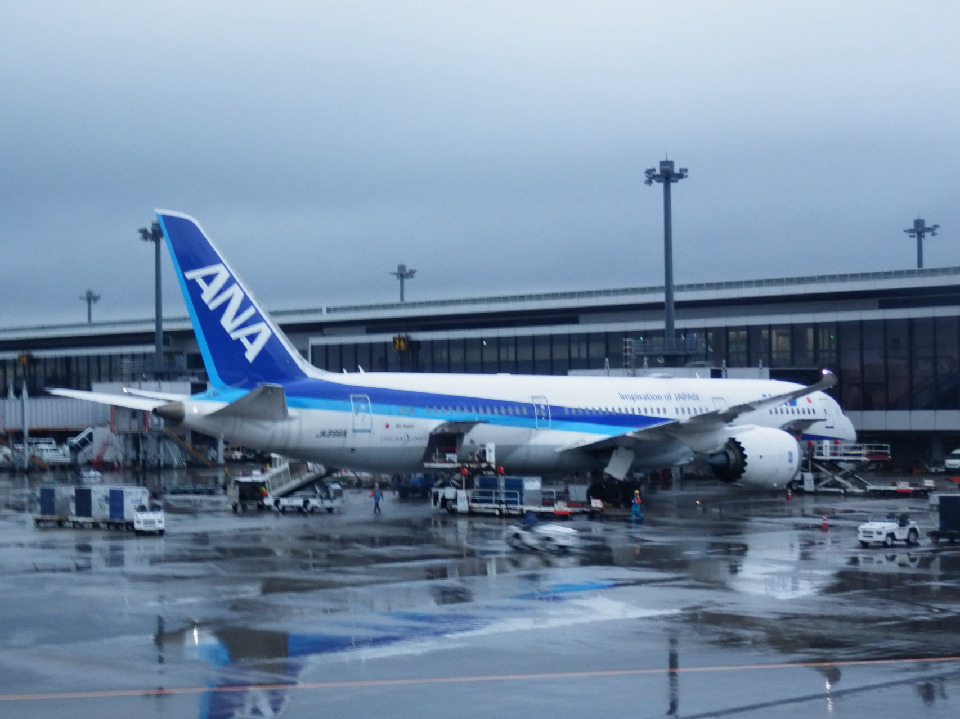 早く離陸したいANAのb787