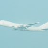 真っ白の貨物機⁉あ、アトラス航空か...