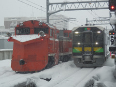 ラッセル車！