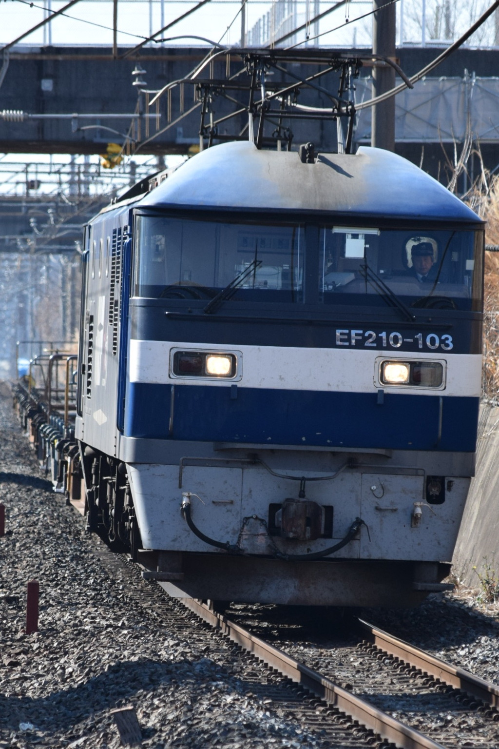 貨物列車を面縦で｢弐｣