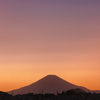 250226_薄暮の富士山