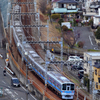 240302_藤沢駅方面に向かう小田急電車