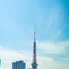 東京タワーと青空