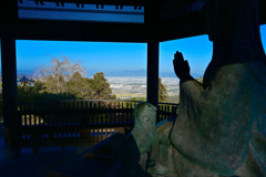 善峯寺から京都遠景