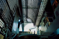 京都駅ビル東広場方向