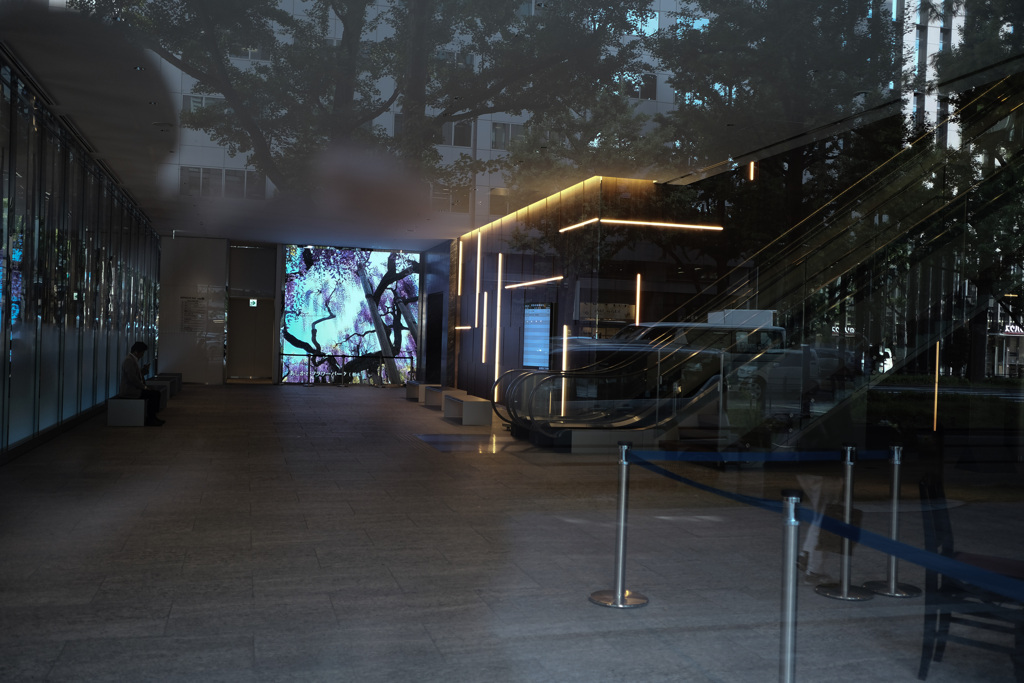 ビジネス街の一角