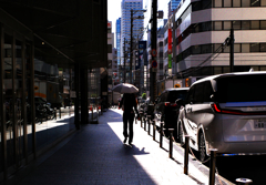 a side street of Midosuji