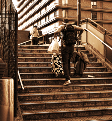 海外旅行は体力勝負