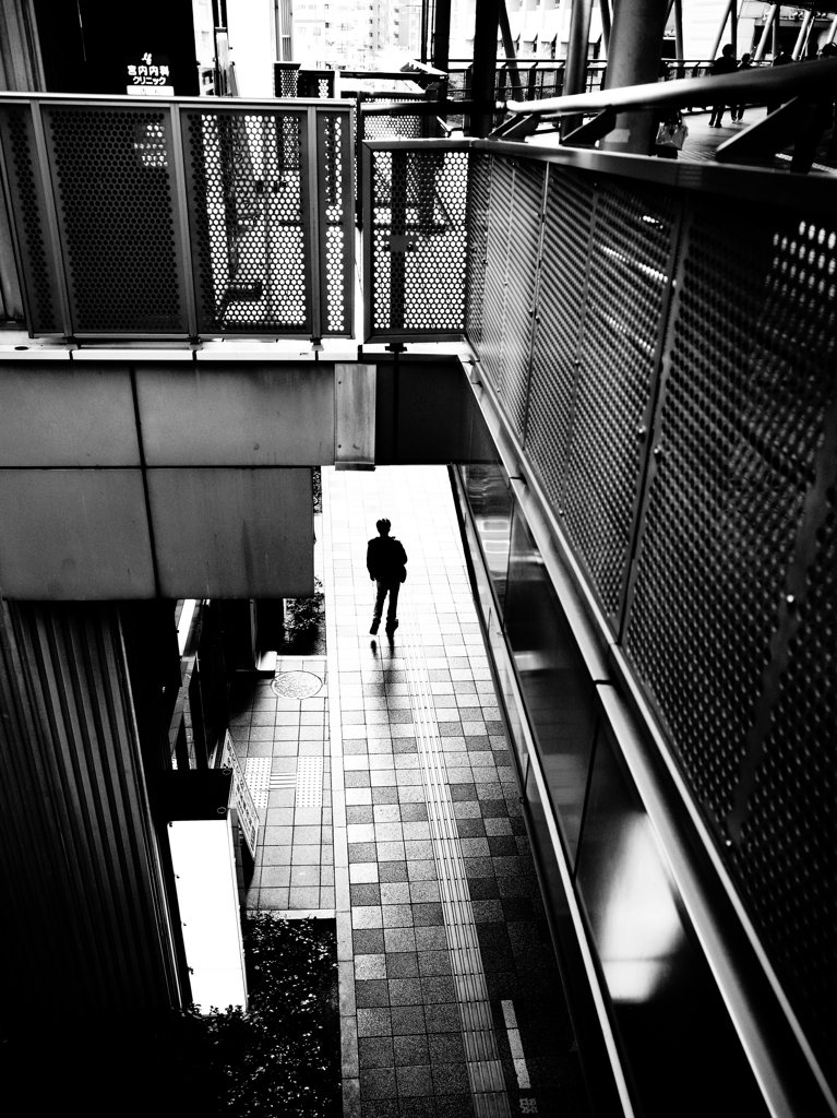 Under the Pedestrian Deck