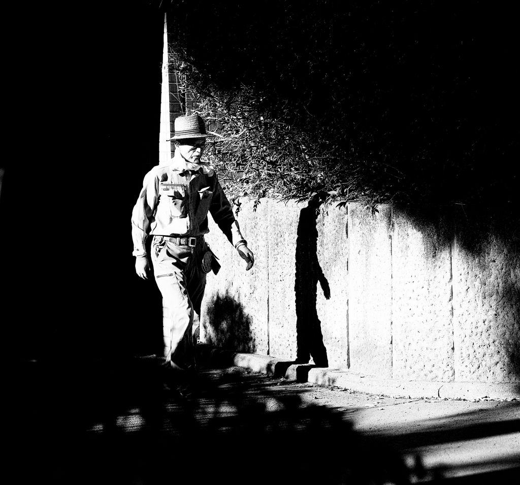 公園の管理員さんをカッコよくスナップ