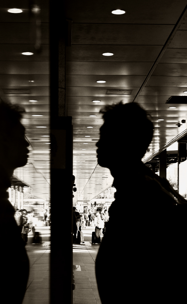 The crowd over there