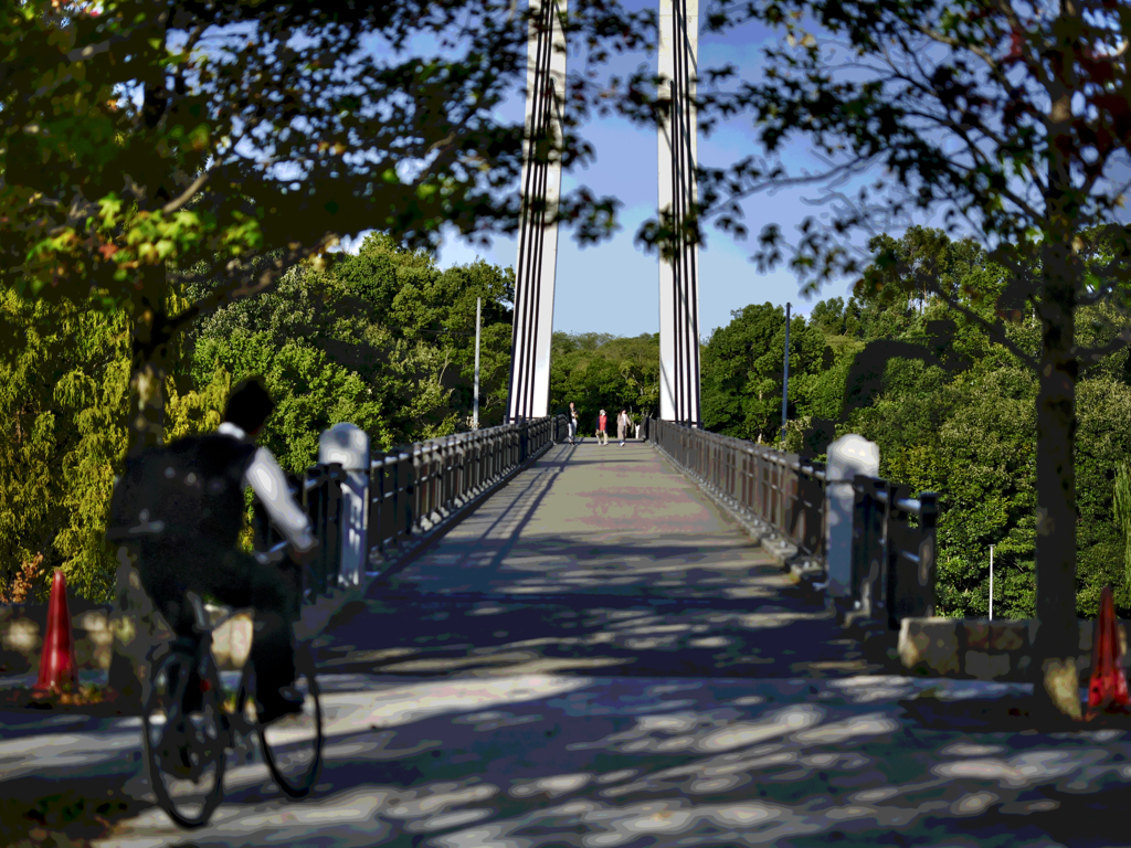 大阪山田池公園美月橋