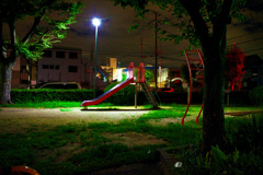 深夜の公園