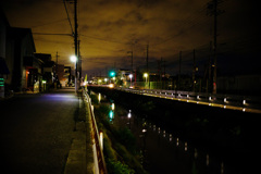 近所の夜景