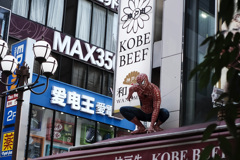 道頓堀のスパイダーマン