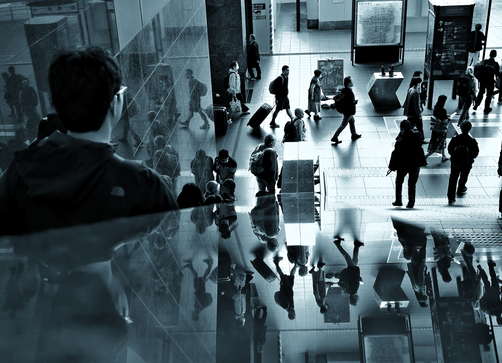 映り込みのカオス