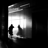 A gap with light