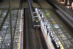 JR大阪駅在来線　入線