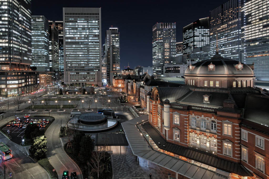 東京駅夜景②