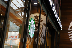 スタバにて。