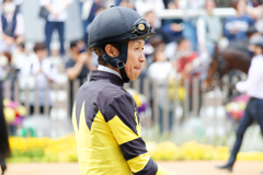 京都競馬場にて　武豊騎手