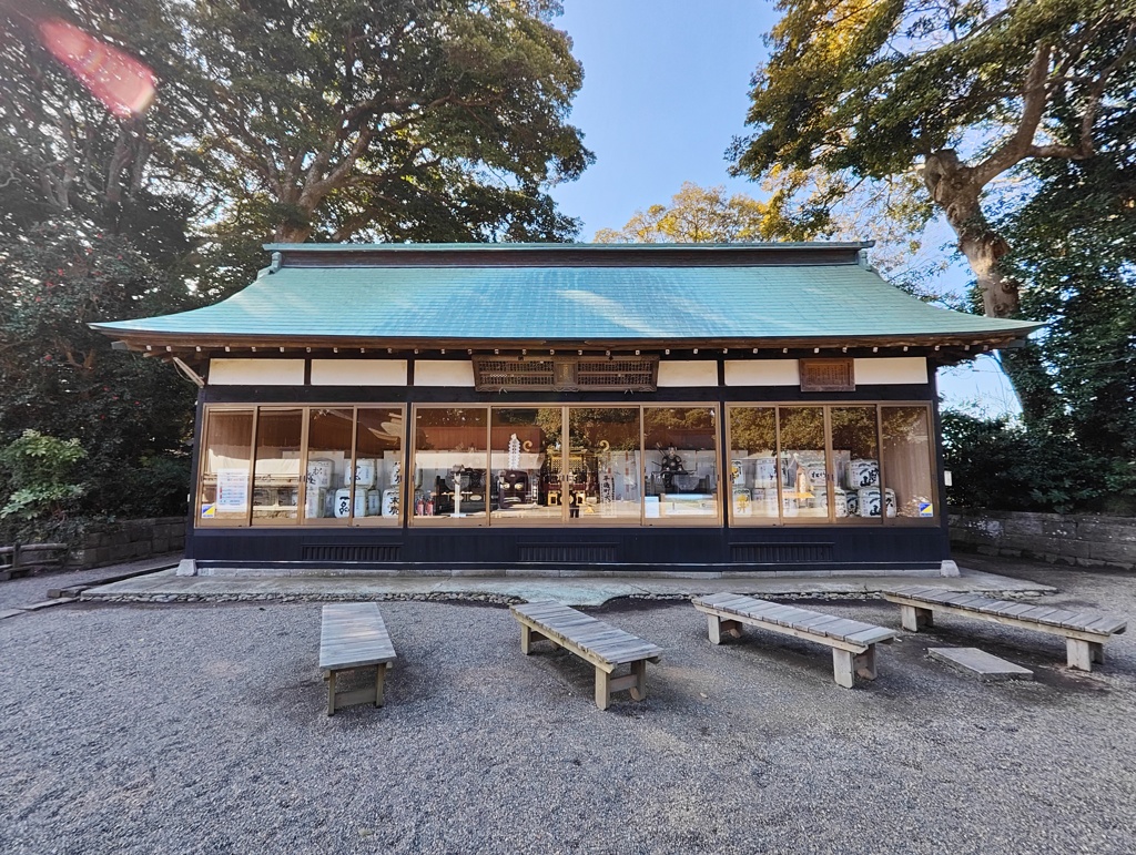 酒列磯前神社の神楽殿