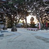 堀出神社の広場