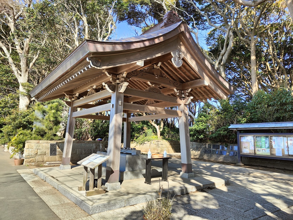 酒列磯前神社の手水舎