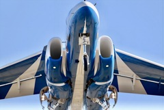 ブルーインパルス真下から