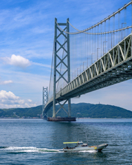 Bridge and a boat