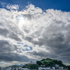 Clouds over the island