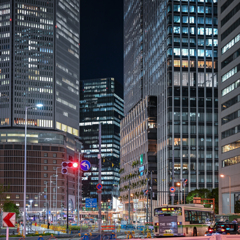 Osaka at night