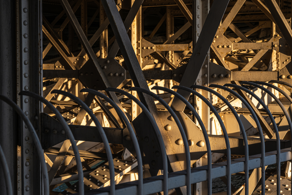 Steel structure of bridge