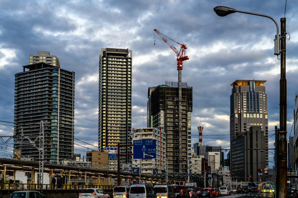Four buildings