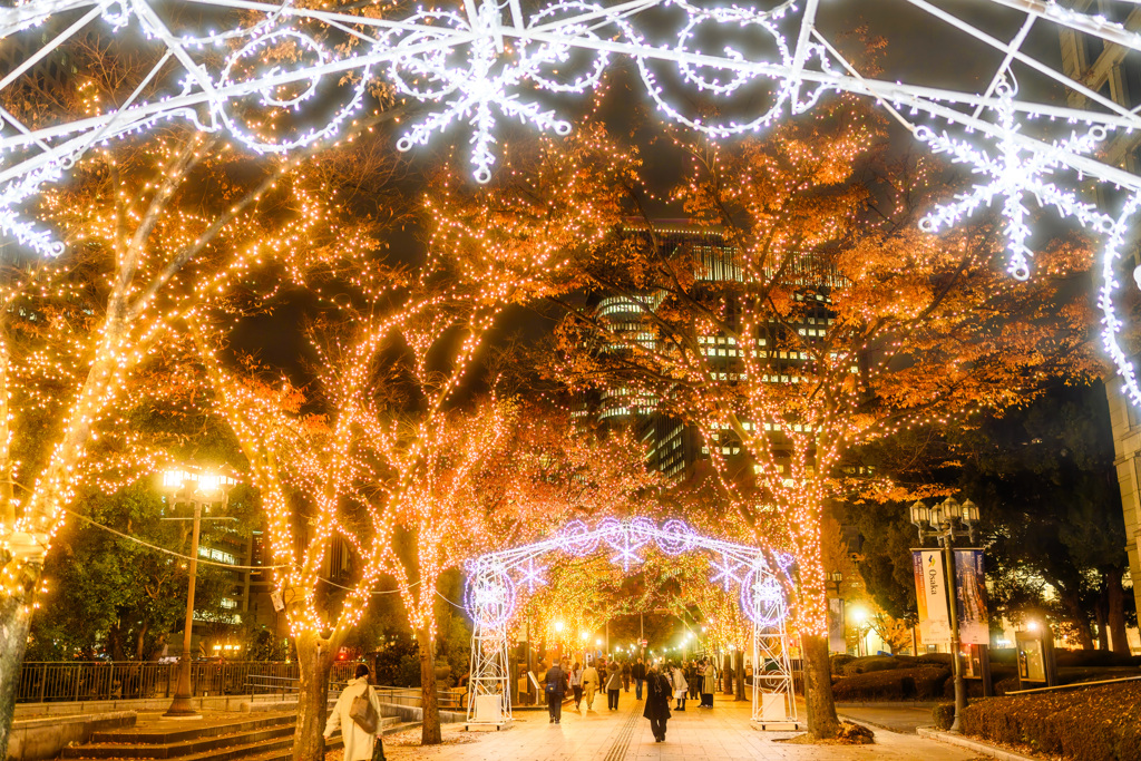 Osaka at night