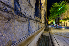 Granite wall