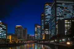 Osaka twilight