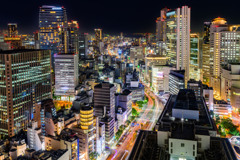 Osaka at night