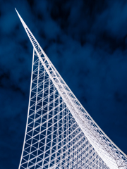 Tip of the roof