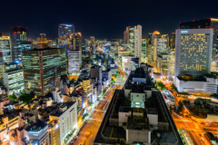 Osaka at night