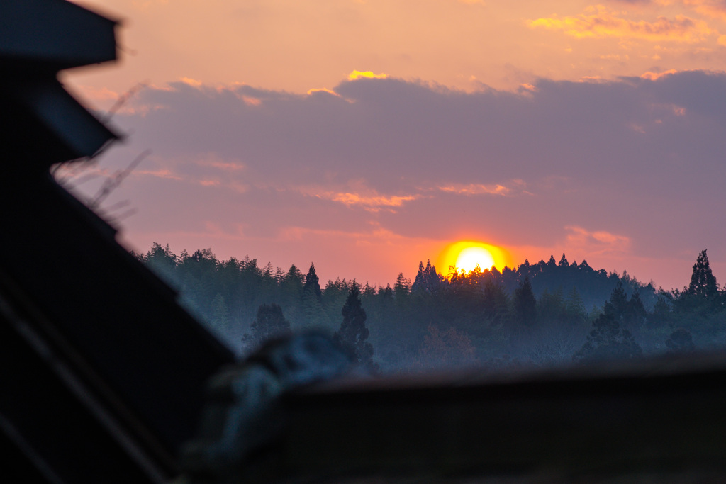 Sunrise at Shrine