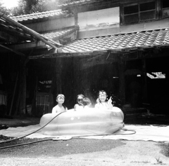 真夏の行水