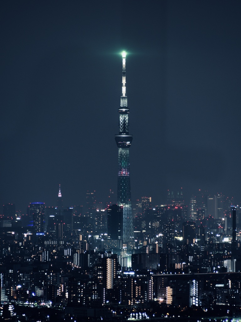 東京と、スカイツリー