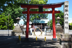 八剱神社の茅の輪くぐり