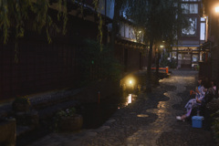 郡上八幡_夕暮れのやなかこみち