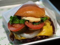 シェイクシャックのバーガー