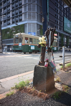 被爆ポンプと京都市電