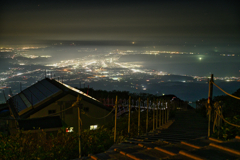 山頂泊の夜