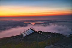 伯耆大山の夕暮れ